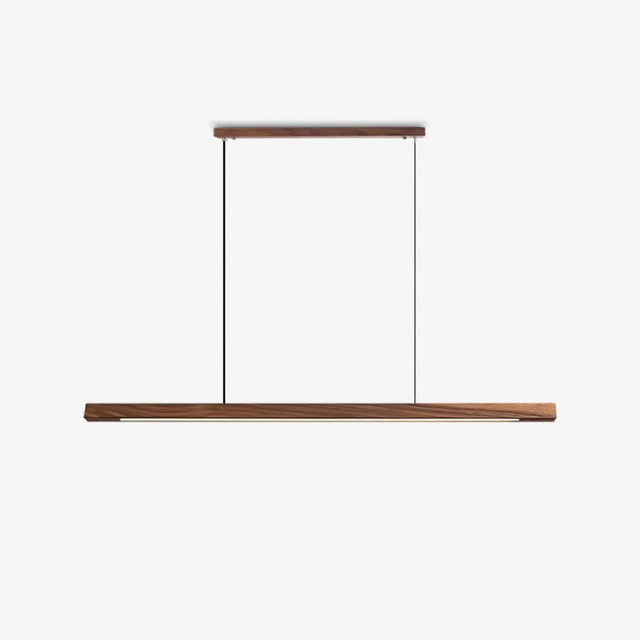 Linear Wooden Pendant Light-DWHOME