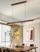 Linear Wooden Pendant Light-DWHOME