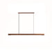 Linear Wooden Pendant Light-DWHOME