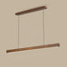 Linear Wooden Pendant Light-DWHOME
