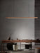 Linear Wooden Pendant Light-DWHOME