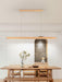 Linear Wooden Pendant Light-DWHOME