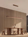 Linear Wooden Pendant Light-DWHOME