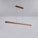 Linear Wooden Pendant Light-DWHOME