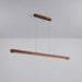 Linear Wooden Pendant Light-DWHOME