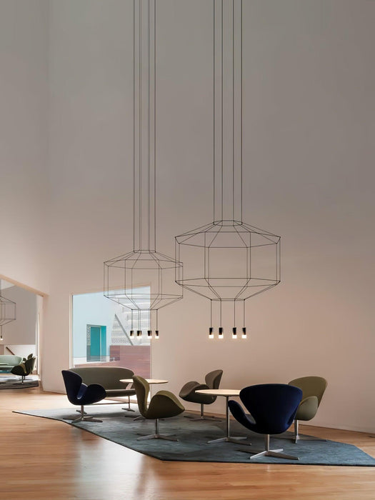 Geometric Lines Pendant Lamp - DWHOME