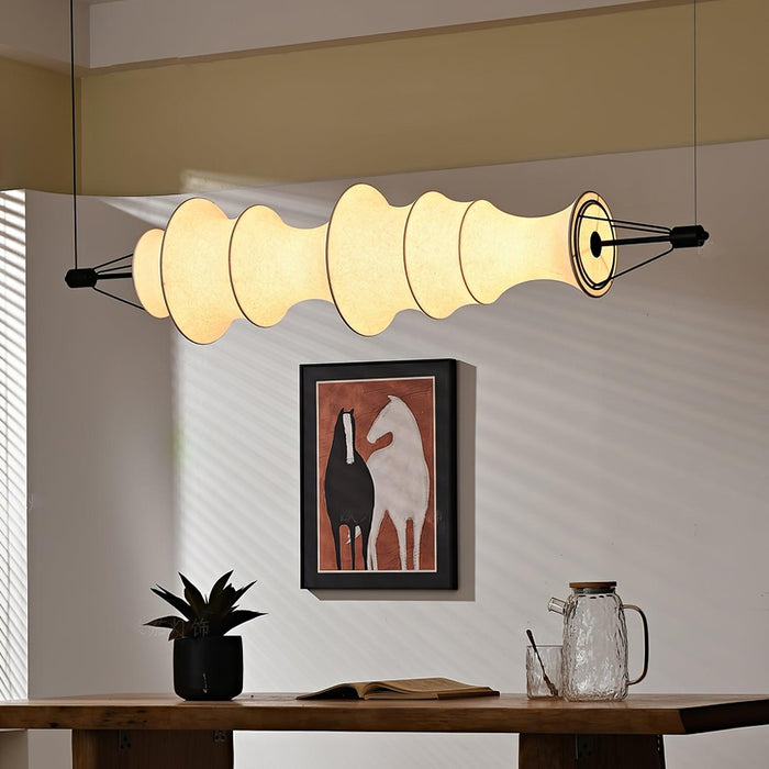 Linna Silk Pendant Lamp-DWHOME