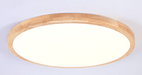 Linnea Scandinavian Slender Wooden Round Ceiling Light - DWHOME