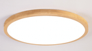 Linnea Scandinavian Slender Wooden Round Ceiling Light - DWHOME