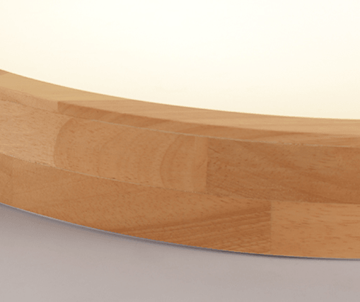 Linnea Scandinavian Slender Wooden Round Ceiling Light - DWHOME