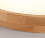 Linnea Scandinavian Slender Wooden Round Ceiling Light - DWHOME
