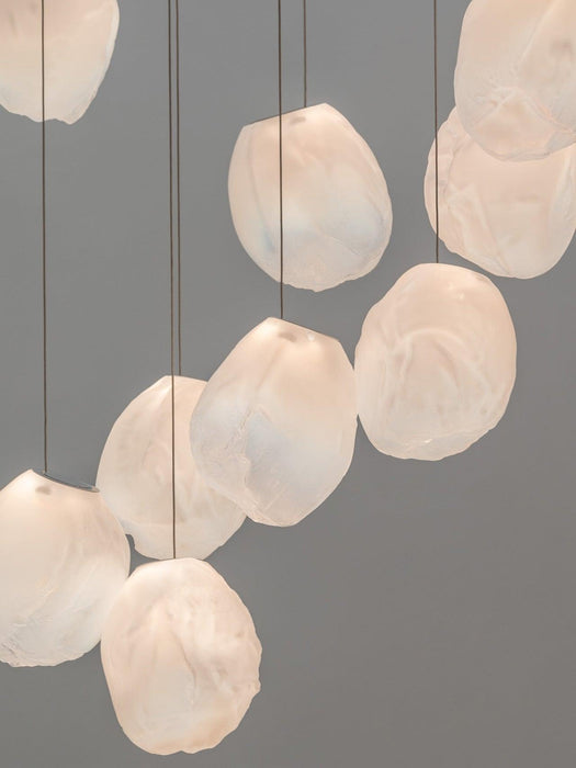 Liquid Glass Stone Pendant Light - DWHOME