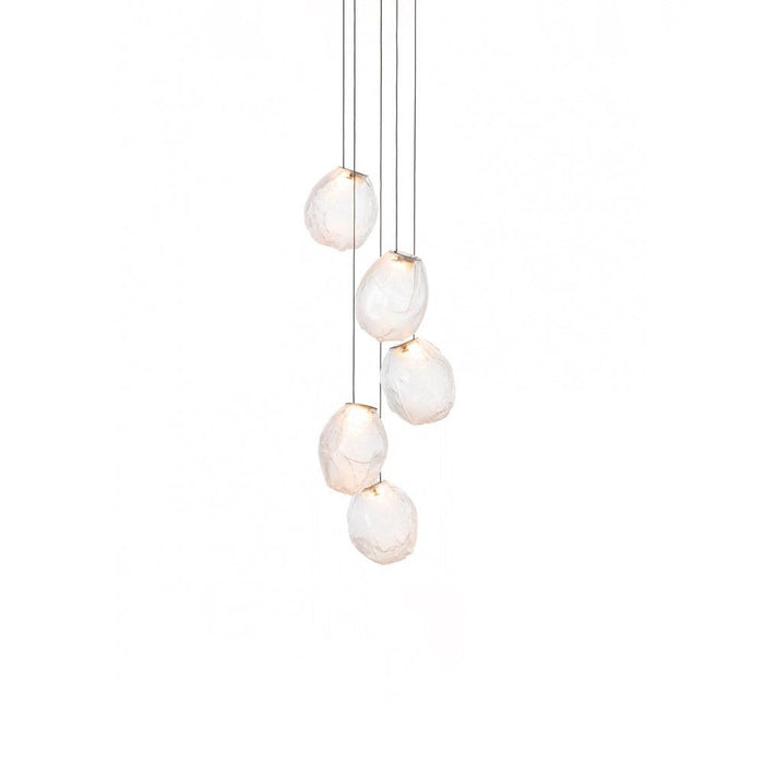 Liquid Glass Stone Pendant Light - DWHOME