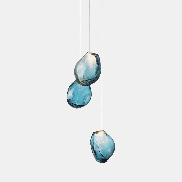 Liquid Glass Stone Pendant Light - DWHOME