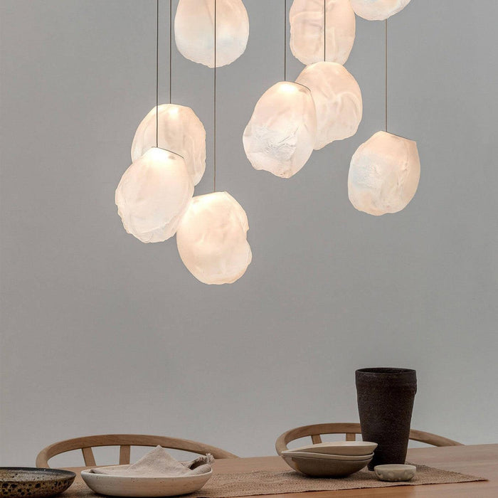 Liquid Glass Stone Pendant Light - DWHOME
