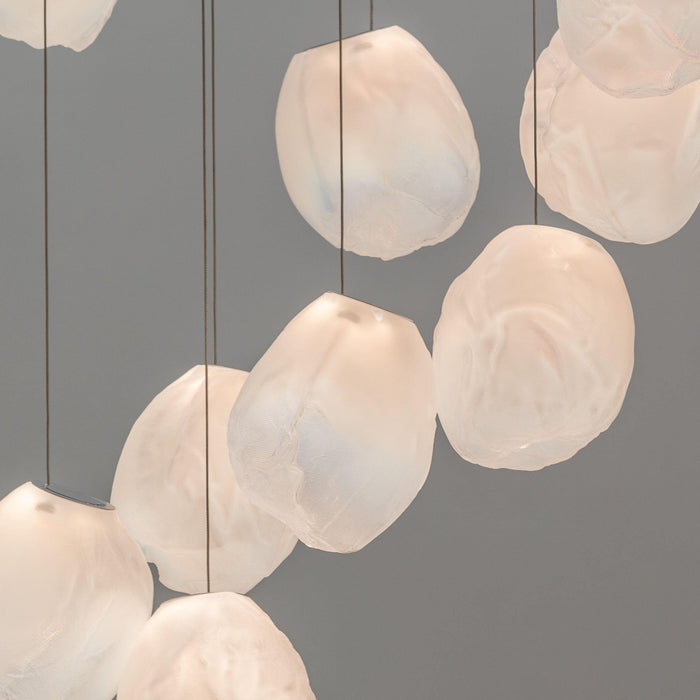 Liquid Glass Stone Pendant Light - DWHOME