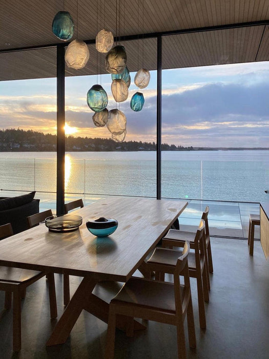 Liquid Glass Stone Pendant Light - DWHOME