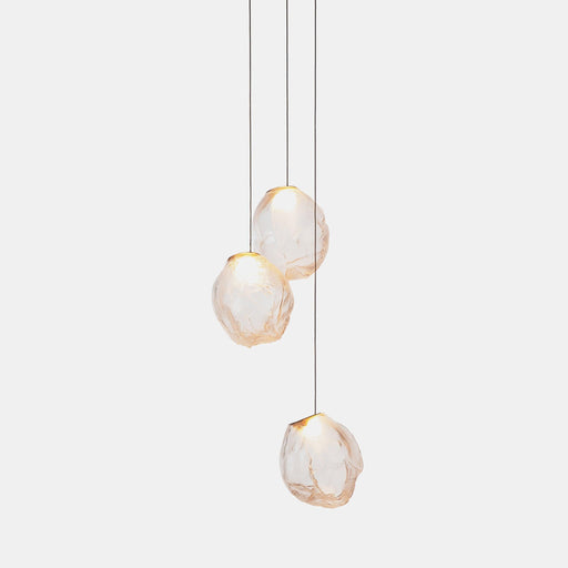 Liquid Glass Stone Pendant Light-DWHOME