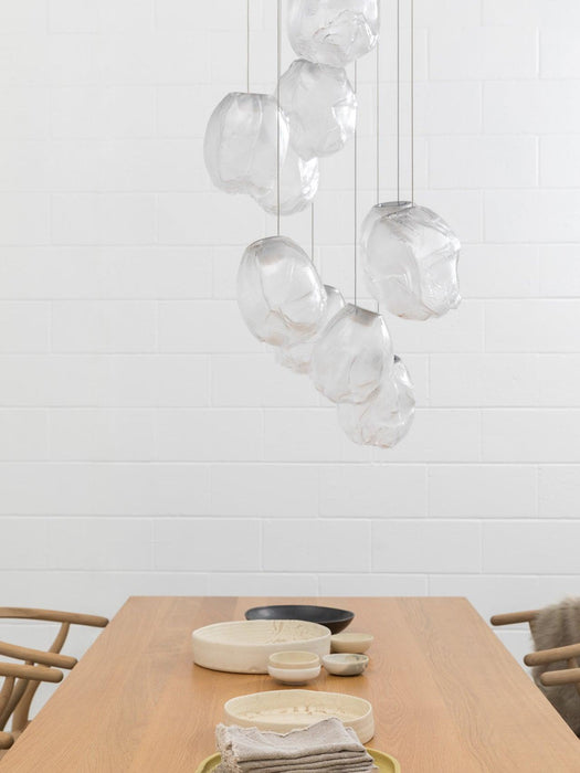 Liquid Glass Stone Pendant Light - DWHOME
