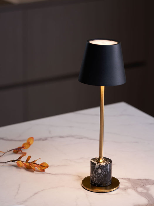 Lirio Mini Marble Table Lamp-DWHOME