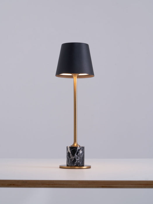 Lirio Mini Marble Table Lamp-DWHOME