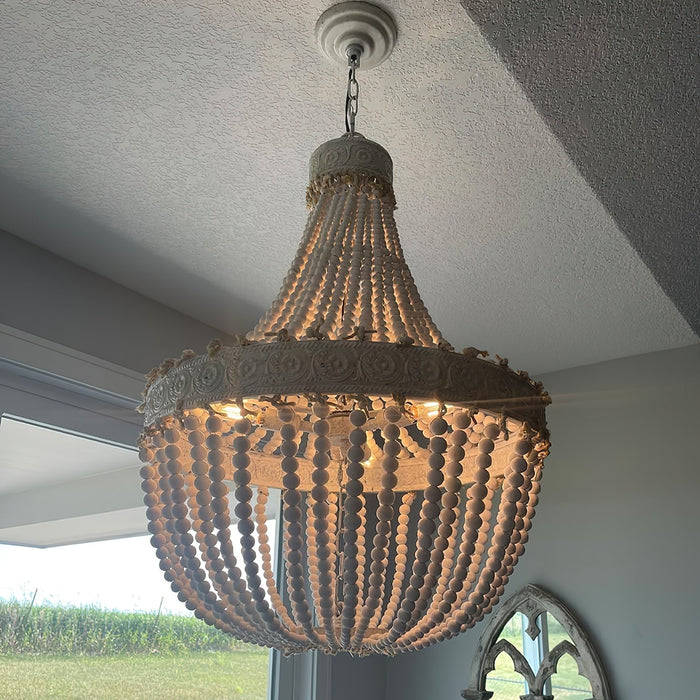 Littlefield Beaded Chandelier-DWHOME