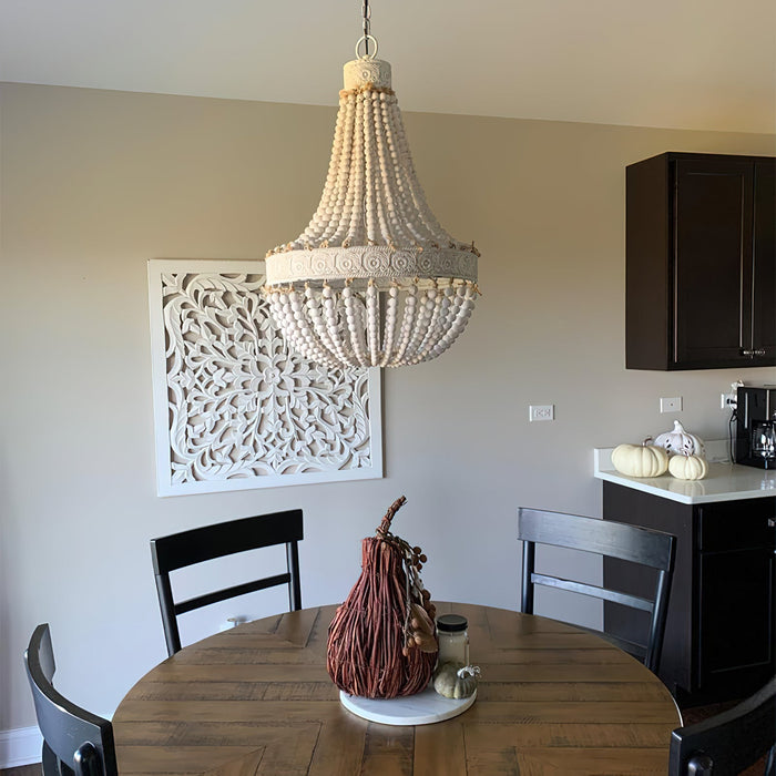 Littlefield Beaded Chandelier-DWHOME
