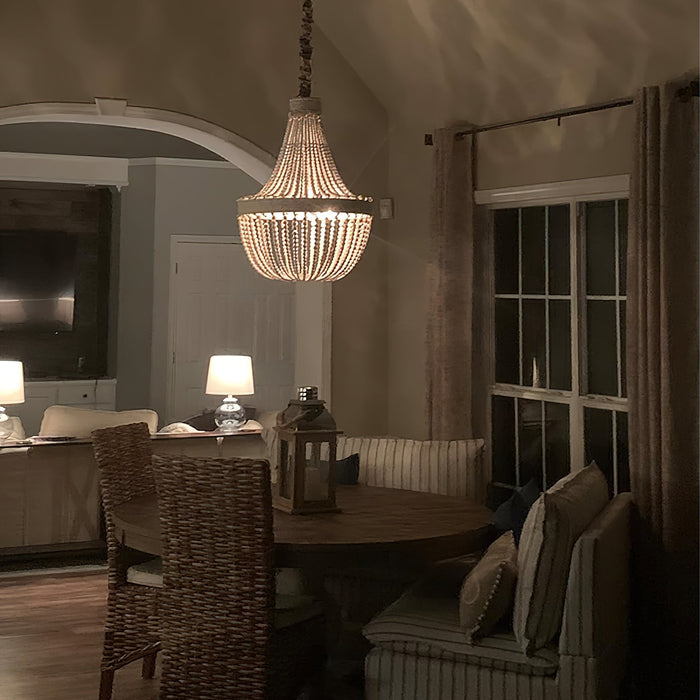 Littlefield Beaded Chandelier-DWHOME