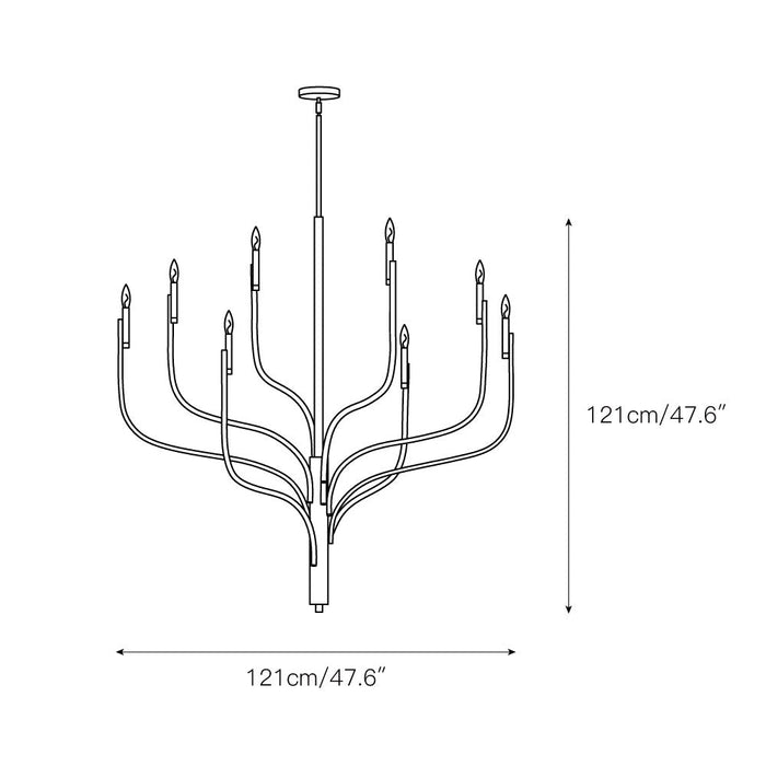Livadia Chandelier-DWHOME