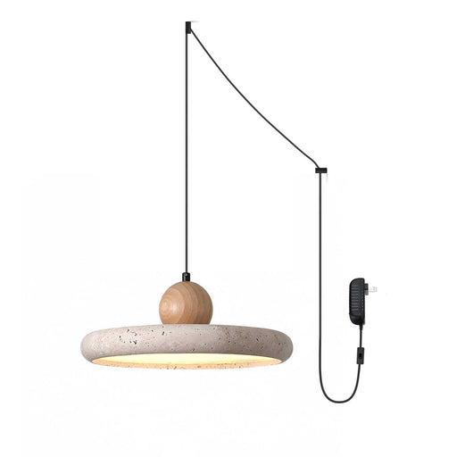 Lola Travertine Swag Pendant Light-DWHOME