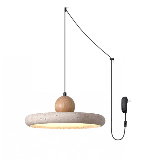 Lola Travertine Swag Pendant Light-DWHOME
