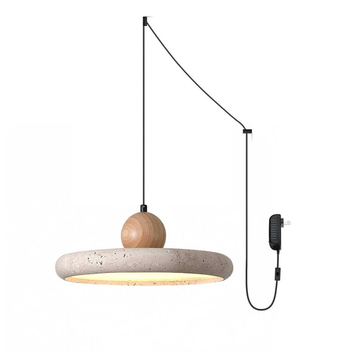 Lola Travertine Swag Pendant Light-DWHOME