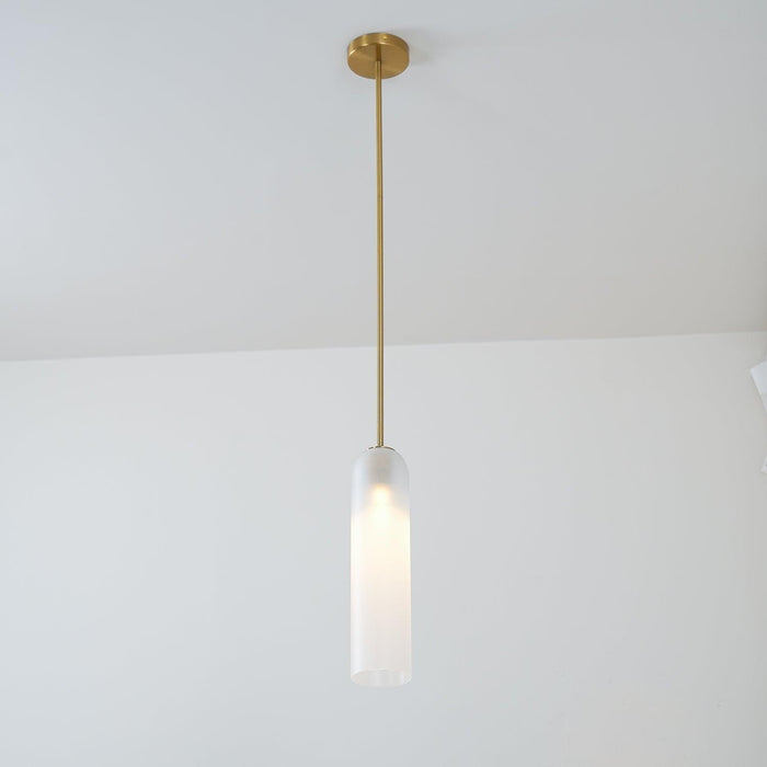Long Tube Glass Pendant Light - DWHOME