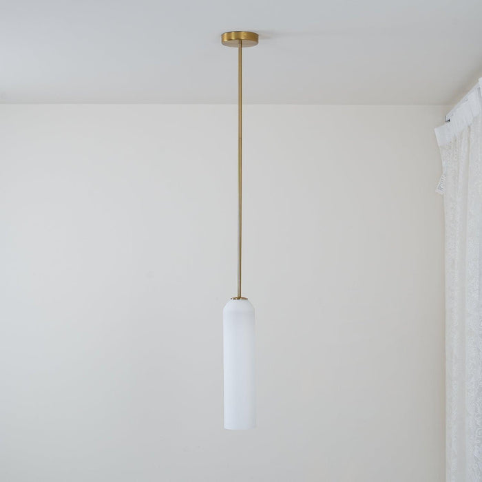 Long Tube Glass Pendant Light - DWHOME