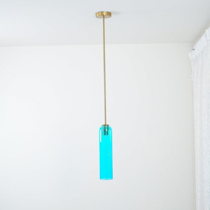 Long Tube Glass Pendant Light - DWHOME