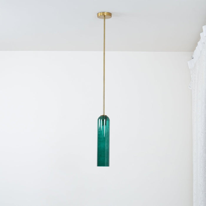 Long Tube Glass Pendant Light - DWHOME