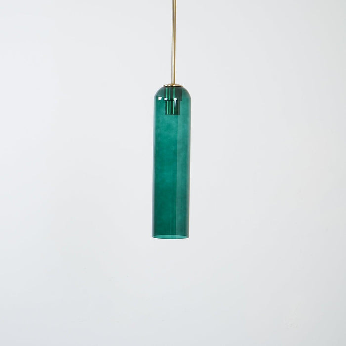 Long Tube Glass Pendant Light - DWHOME