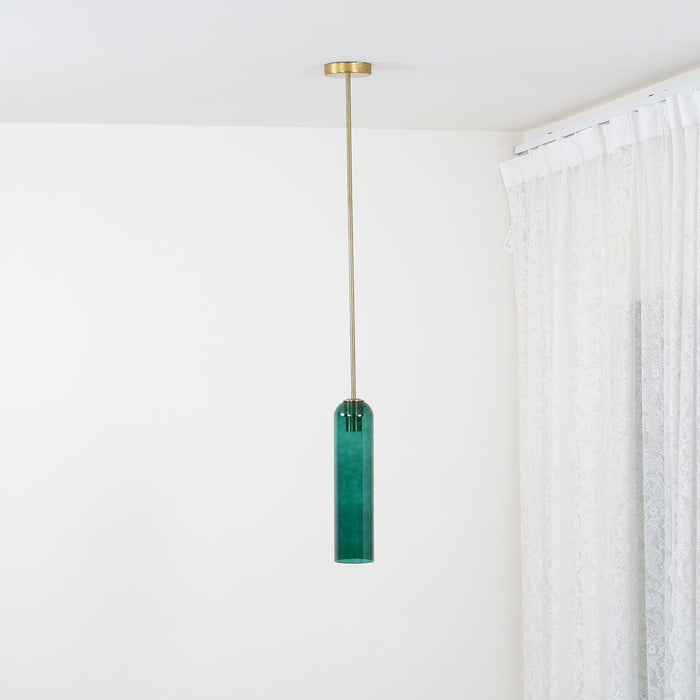 Long Tube Glass Pendant Light - DWHOME