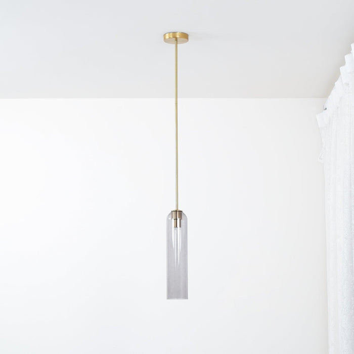 Long Tube Glass Pendant Light - DWHOME