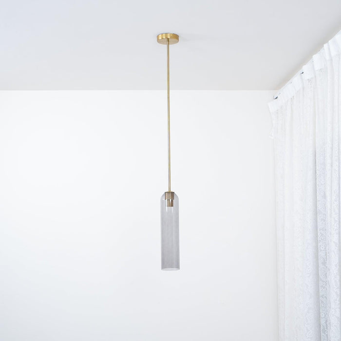 Long Tube Glass Pendant Light - DWHOME