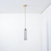 Long Tube Glass Pendant Light - DWHOME