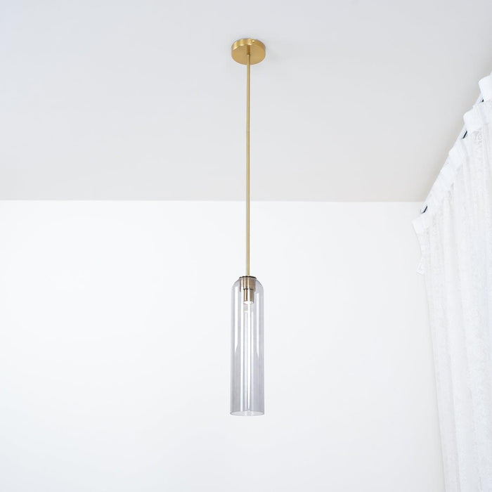 Long Tube Glass Pendant Light - DWHOME