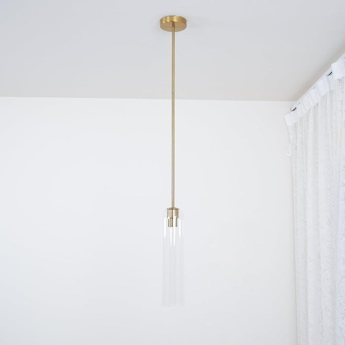 Long Tube Glass Pendant Light - DWHOME