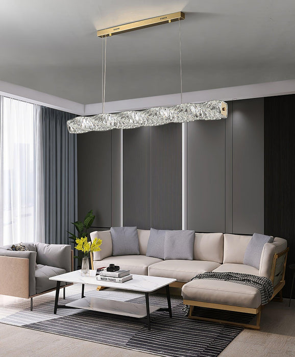 Long Crystal Pendant Lamp-DWHOME