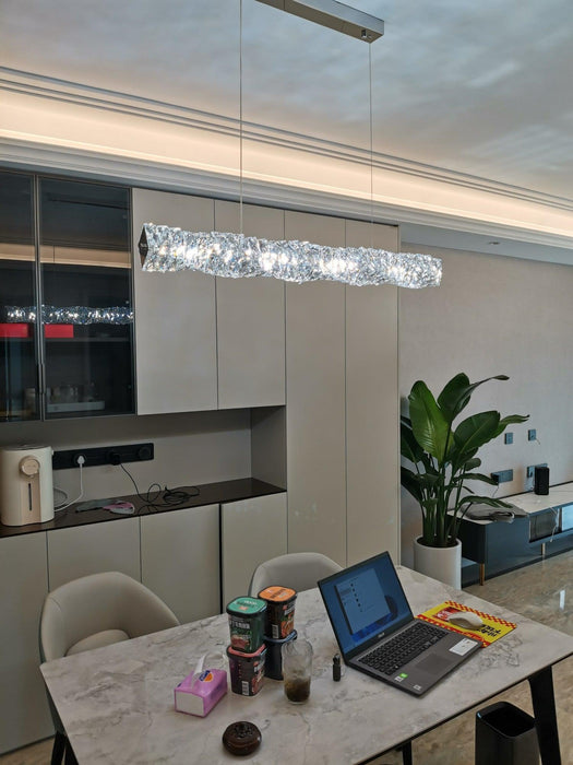 Long Crystal Pendant Lamp-DWHOME