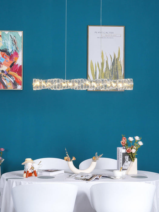 Long Crystal Pendant Lamp-DWHOME