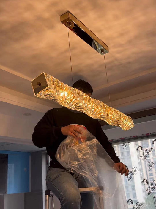Long Crystal Pendant Lamp-DWHOME