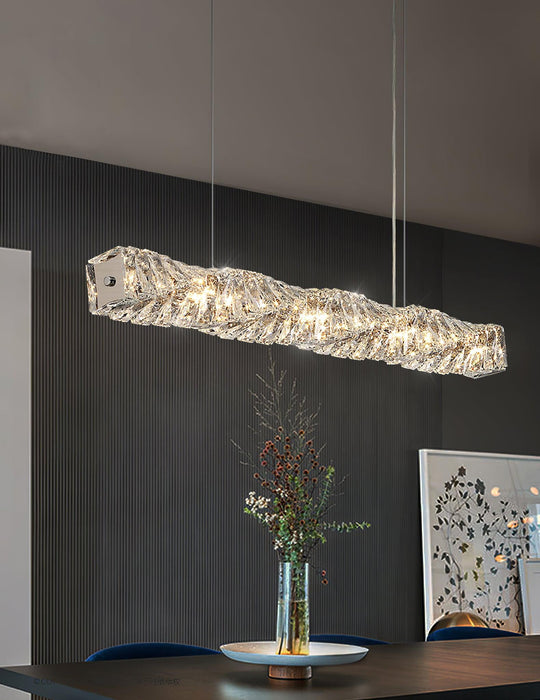 Long Crystal Pendant Lamp-DWHOME