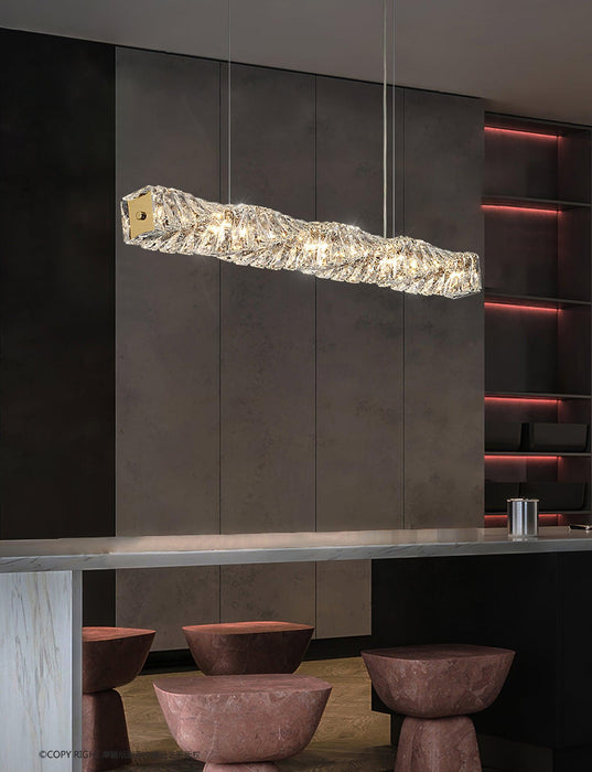 Long Crystal Pendant Lamp-DWHOME