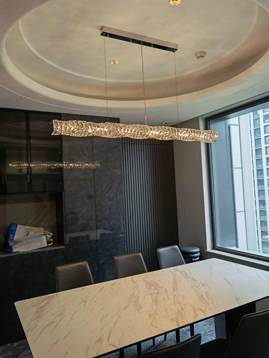 Long Crystal Pendant Lamp-DWHOME